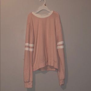 VERY SOFT PINK AND GREY LONG SLEEVE SHIRTS